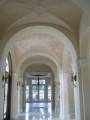 Groin Vaulted Hall After Handpainted Fresco